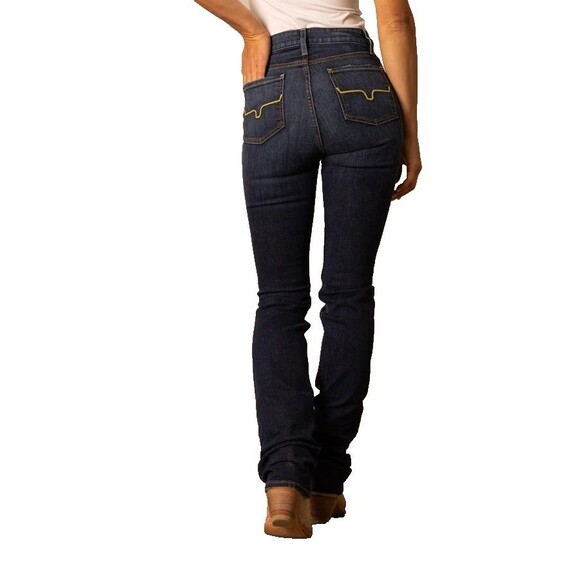 Kimes Ranch Jean Sarah Womens Sz 0/32 High rise Slim Boot Cut - Picture 8 of 9